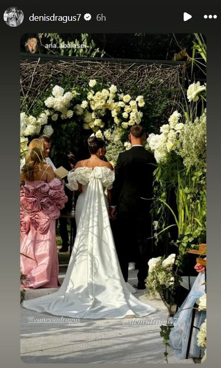 Cum a aratat rochia de mireasa a sotiei fotbalistului Denis Dragus 3