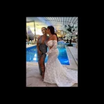 Cum a aratat si cat a costat rochia pe care a purtat-o Andra Volos la cununia civila 6