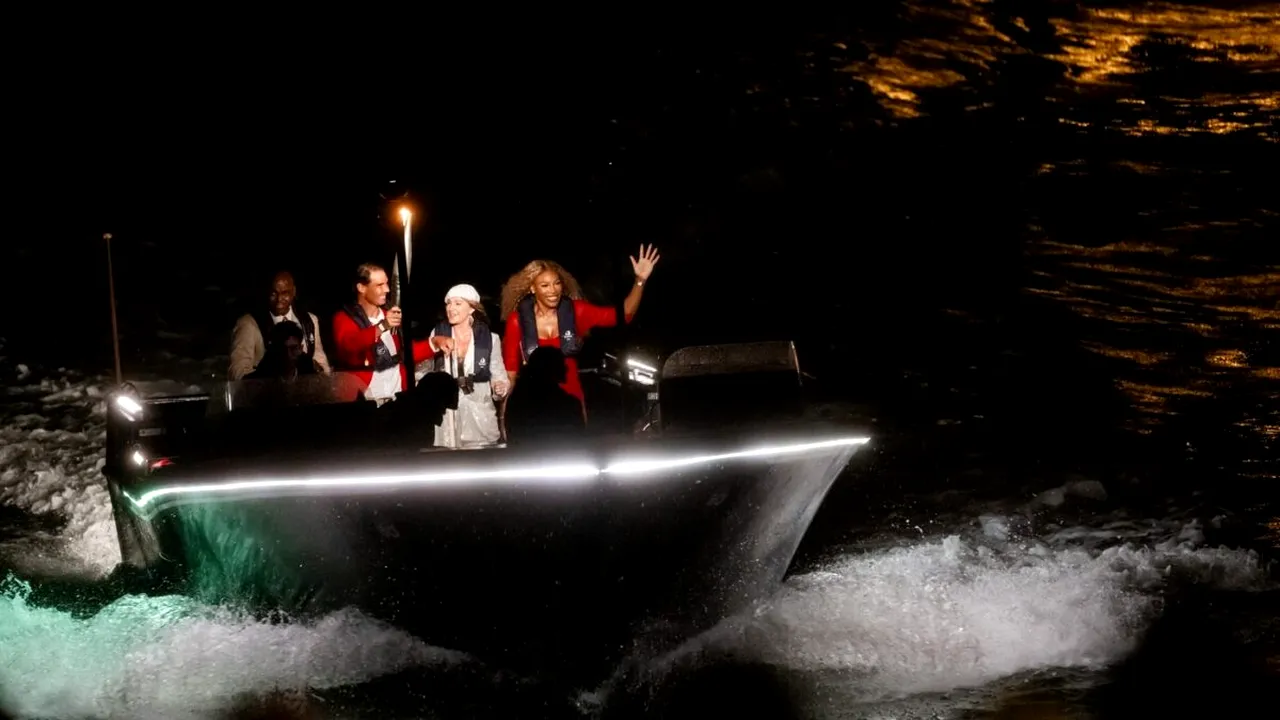 Cum a fost aleasa Nadia Comaneci sa poarte torta olimpica la Paris, alaturi de Serena Williams, Rafael Nadal si Carl Lewis 2