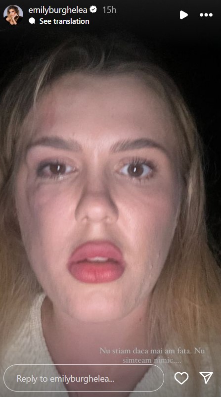 Emily Burghelea a trecut prin momente de groaza 4