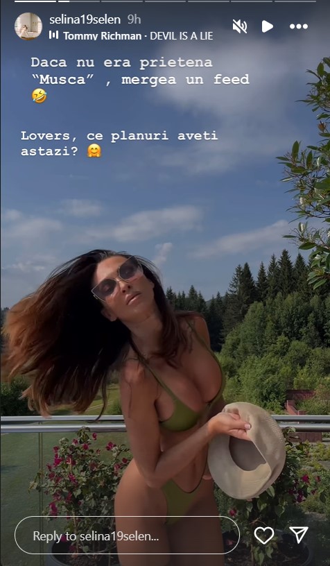 Iubita lui Victor Slav, aparitie de senzatie in costum de baie 3