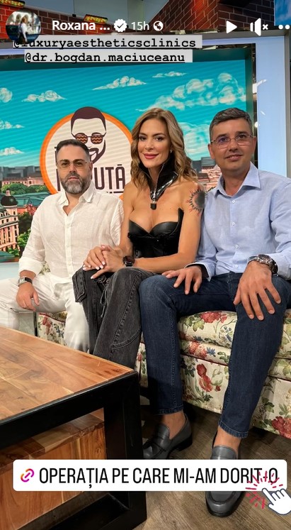 Roxana Ciuhulescu si-a facut o operatie estetica 12