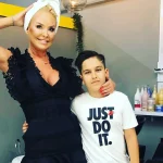 Vica Blochina, imagine rara cu fiul ei si al lui Victor Piturca 10