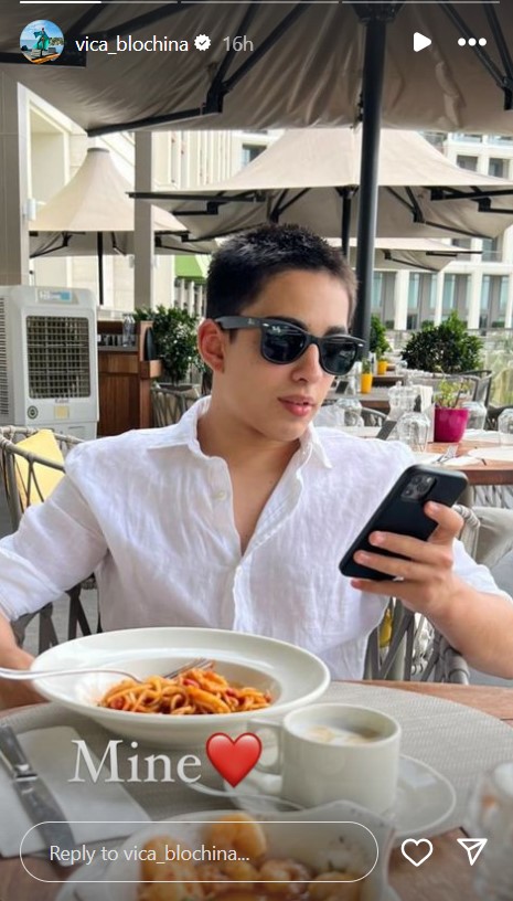 Vica Blochina, imagine rara cu fiul ei si al lui Victor Piturca 8