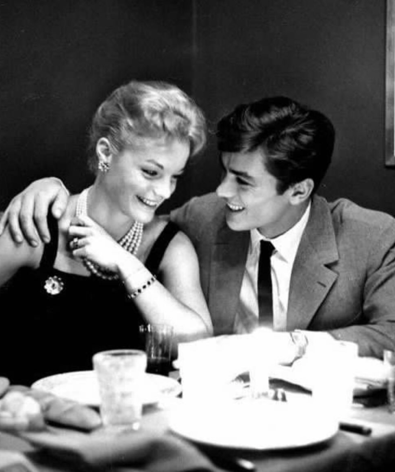 Allain Delon și Romy Schneider