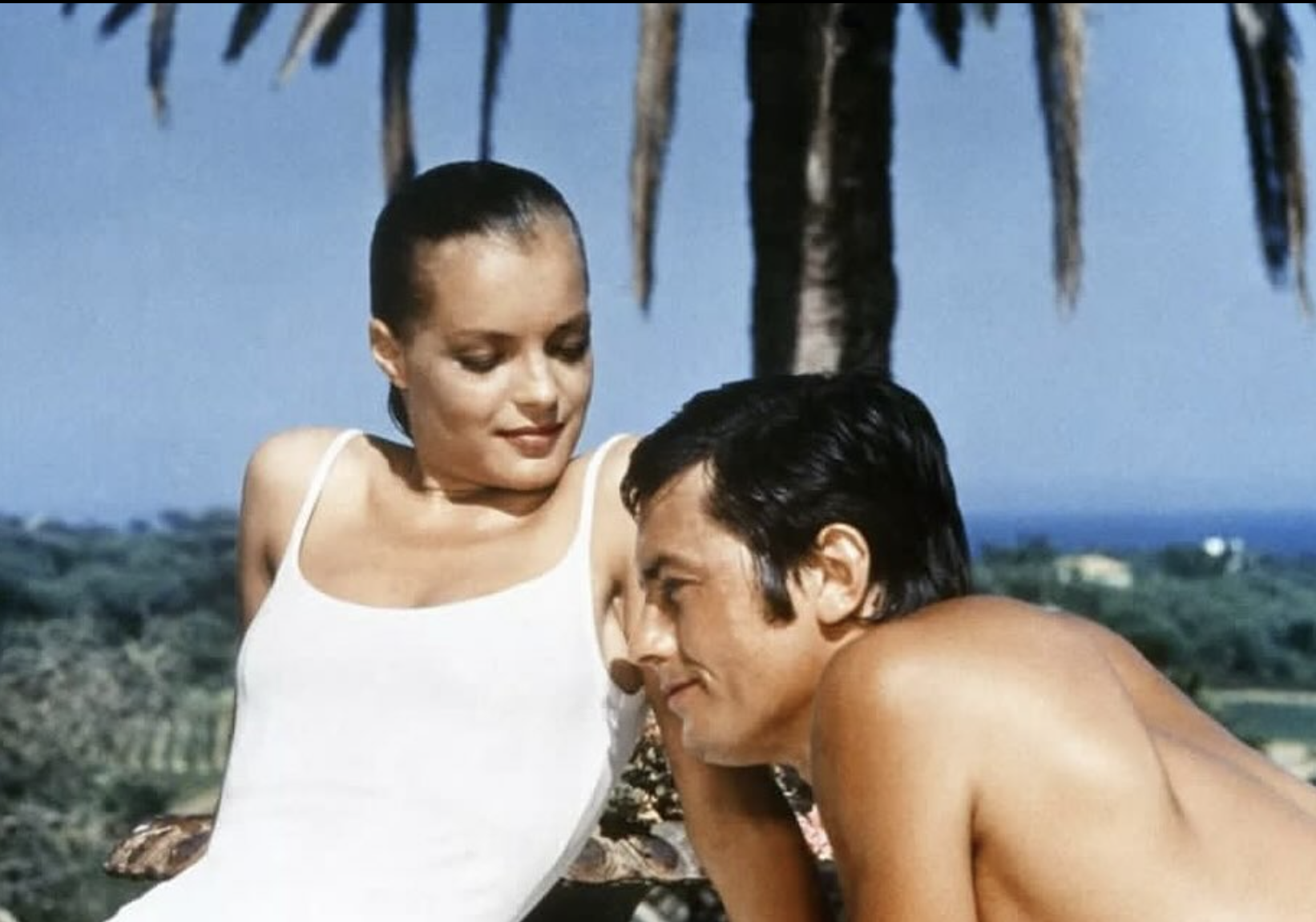 Allain Delon și Romy Schneider