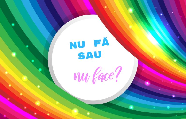 Nu fă sau nu face? Cum folosim corect?