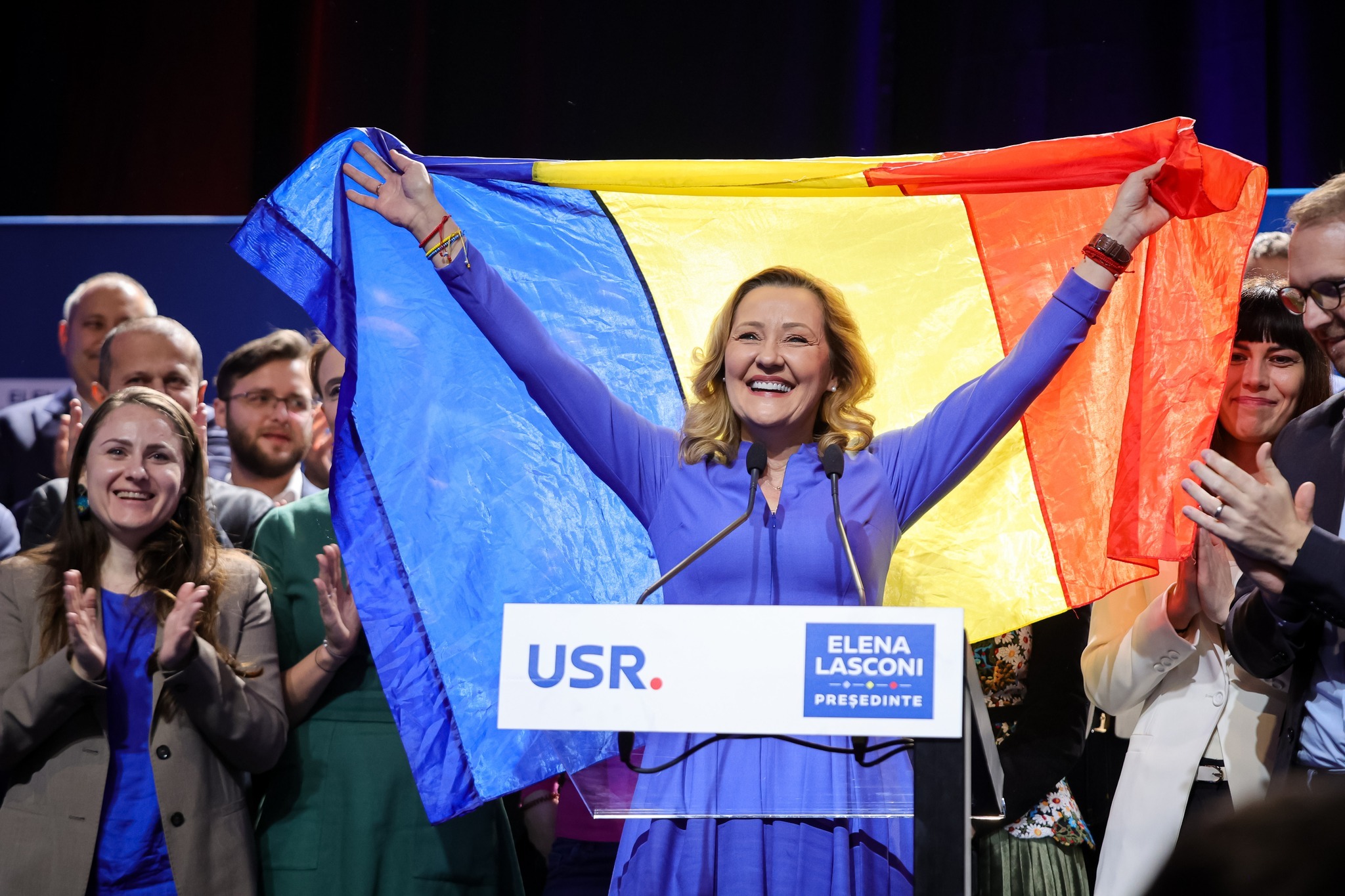 Elena Lasconi în tinerețe