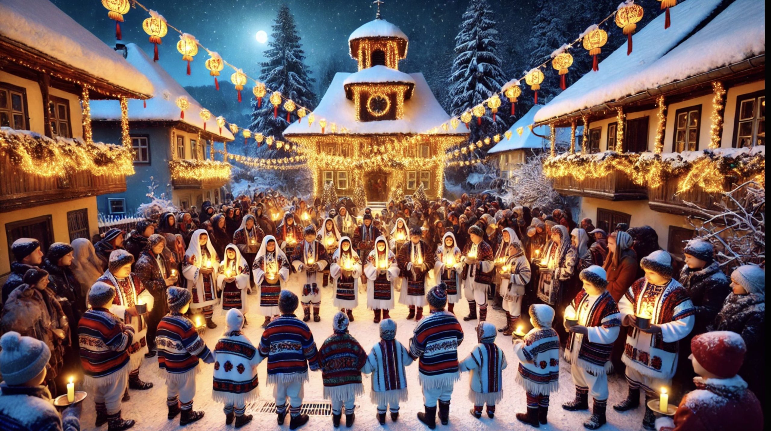 Tradiția Plugușorului este respectată în mai multe zone din România, în noaptea dintre ani