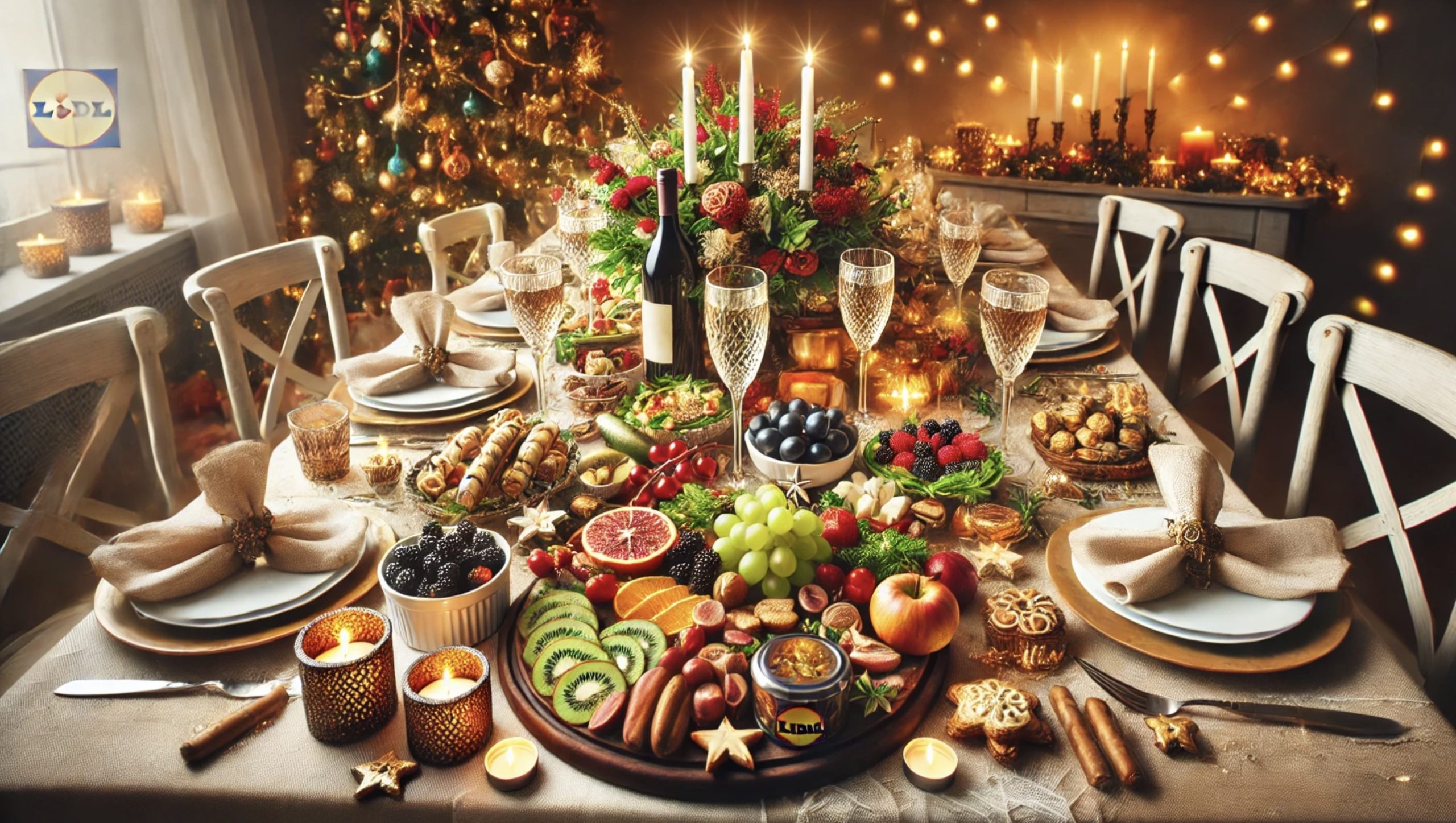 La Lidl, găsim la oferte produse variate, numai bune pentru masa de Revelion