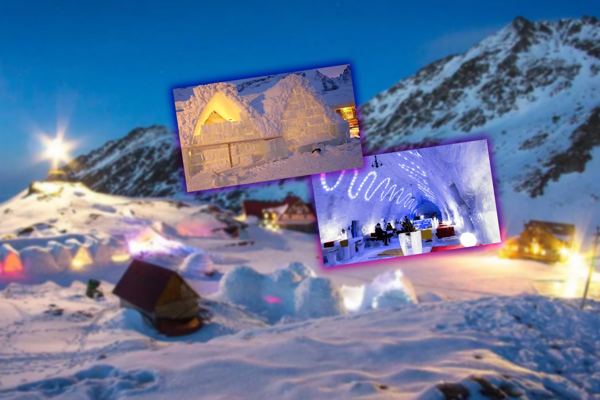 Castelul de Gheață de la Bâlea Lac