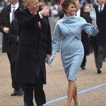 Melania Trump, la inaugurarea de la Casa Albă, în 2017