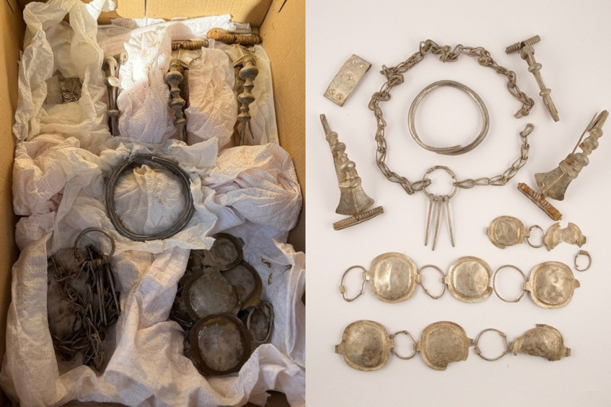 Tezaur dacic din argint, descoperit în Breaza