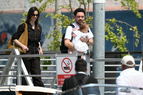 Prințul Hussein și Rajwa, alături de fiica lor