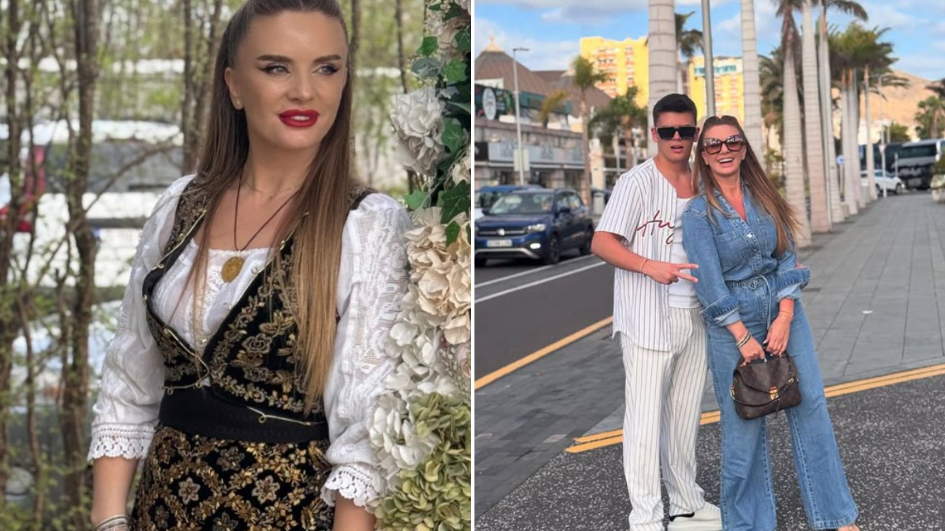 Marcela Fota costum popular david fiu ochelari de soare