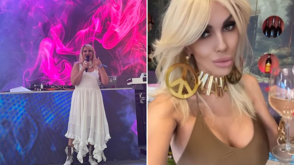 Nicola Raluca Bădulescu scenî rochie bocanci eveniment