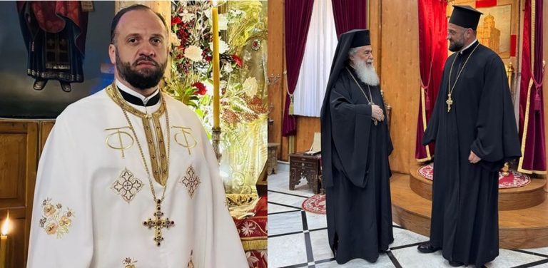 Părintele Ioan Meiu, noul reprezentant al Patriarhiei Române la Ierusalim. Preotul brașovean va prelua oficial funcția la 15 iulie