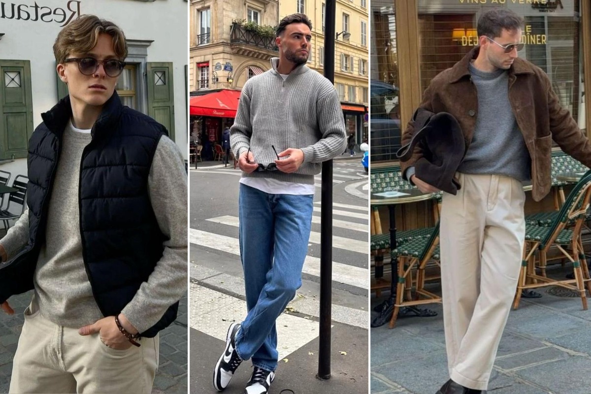 Mulți bărbați refuză să renunțe la hainele de vară, chiar și când frigul s-a instalat