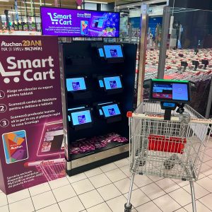 Auchan extinde experiența digitală și testează Smart Cart, pentru cumpărături mai simple, rapide și confortabile