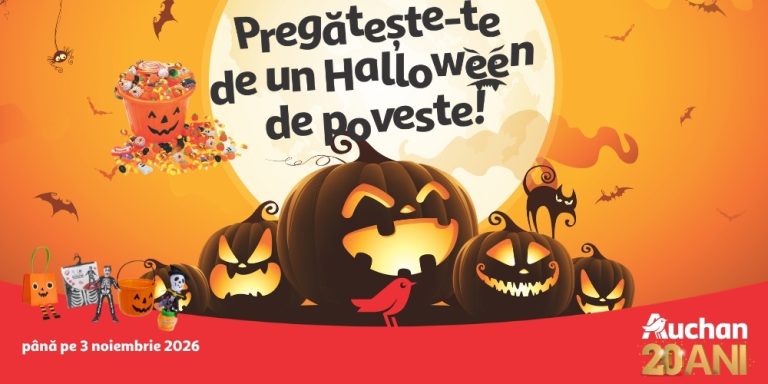 Pregătește-te de un Halloween de poveste la Auchan 